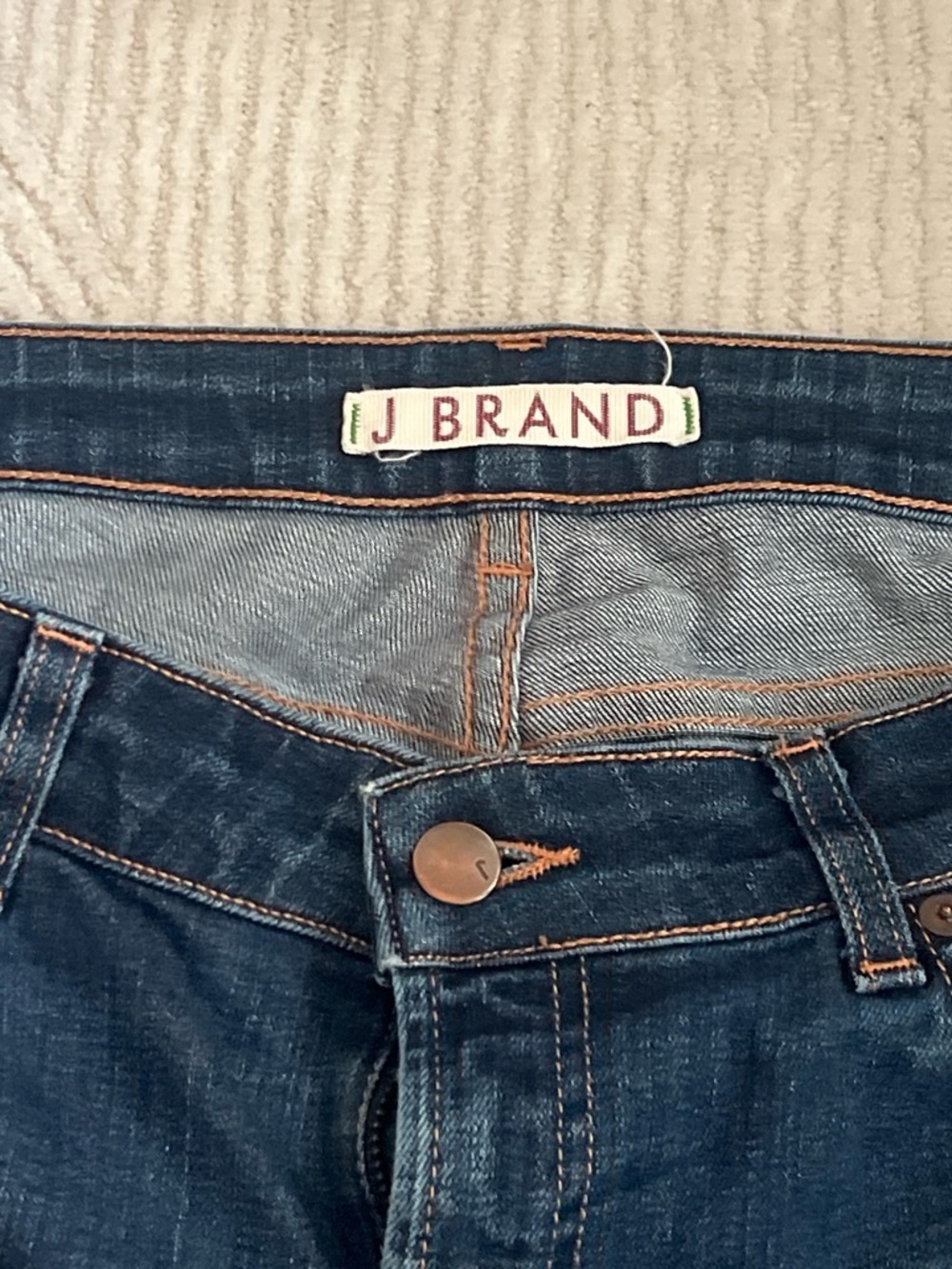 J Brand Dark Indigo Denim Jeans